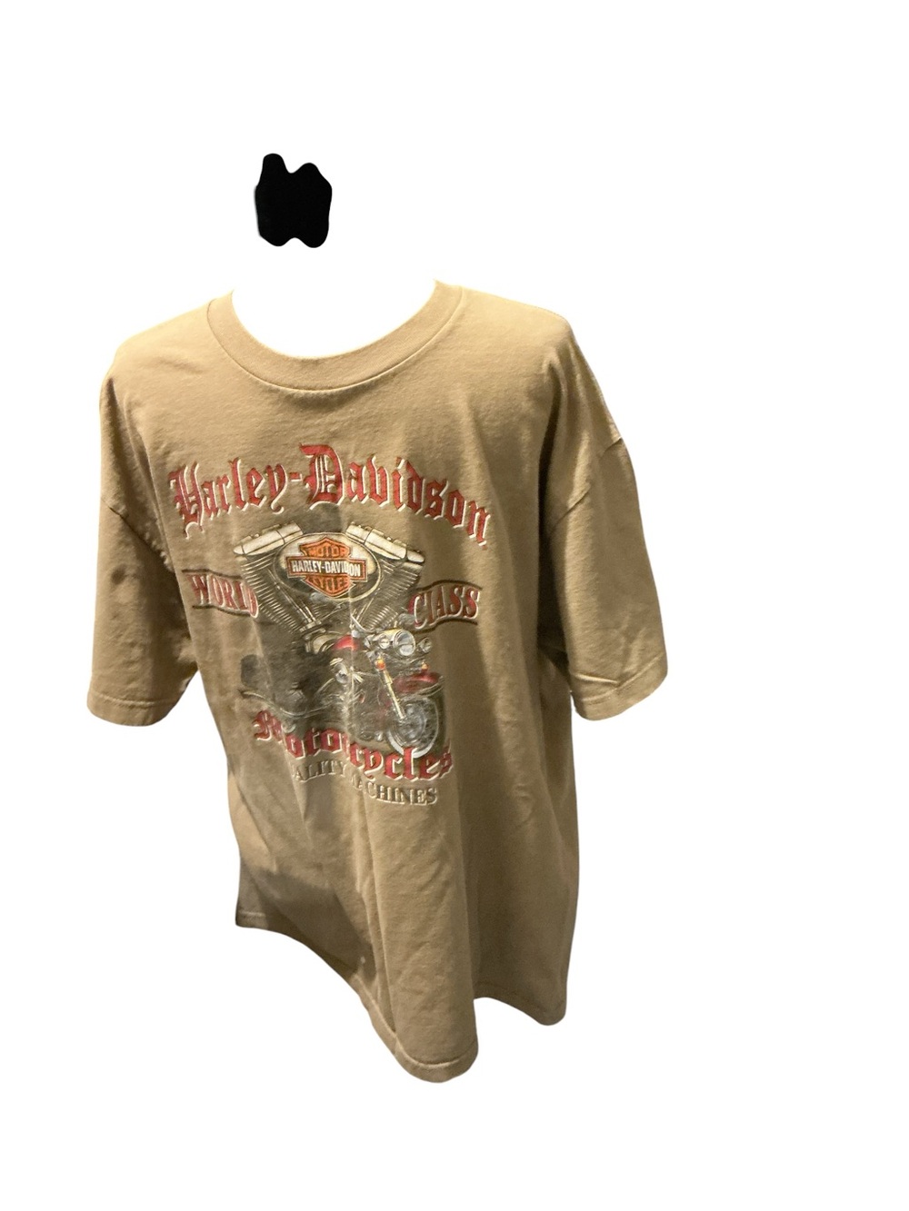 Harley-Davidson Tan Short Sleeve Motorcycle Graphic Tee